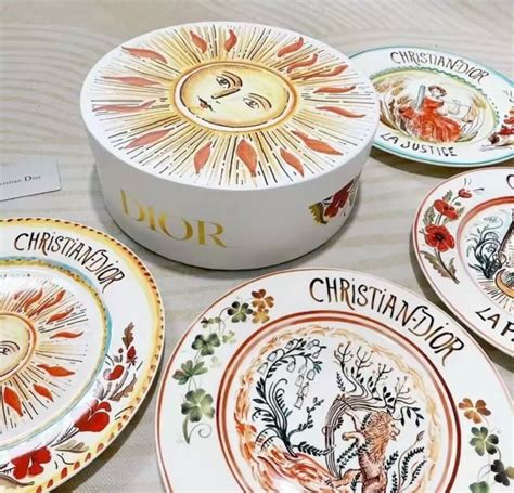 dior посуда|dior dish sets.